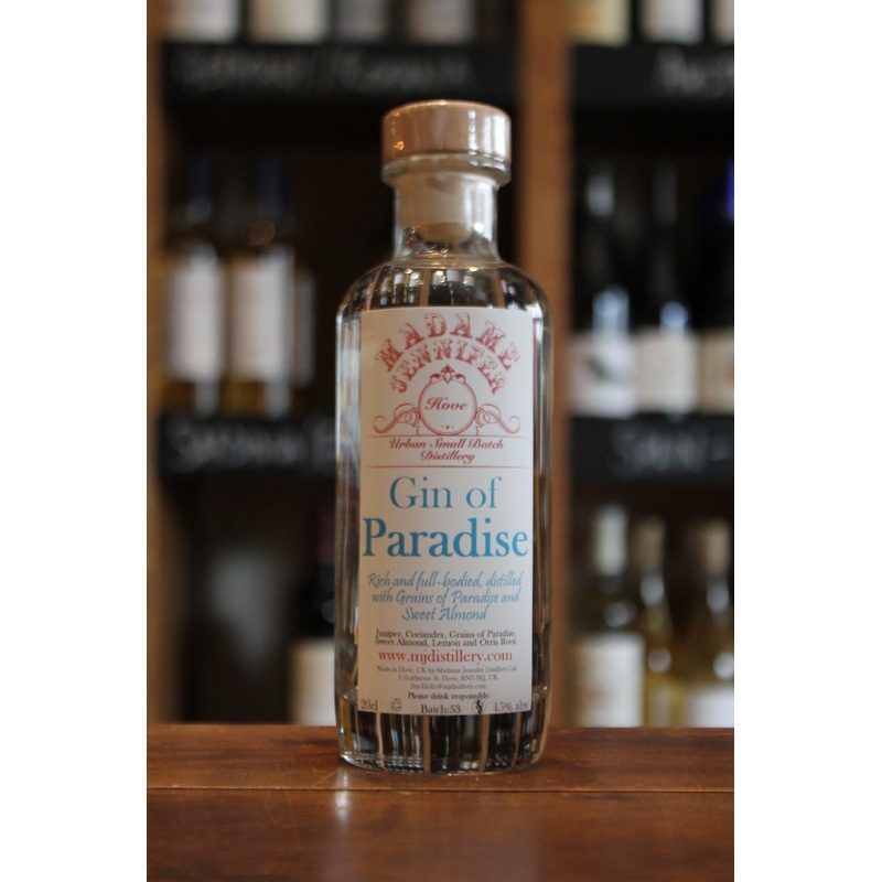 Madame Jennifer – Gin of Paradise 20cl – Sussex Dry Gin