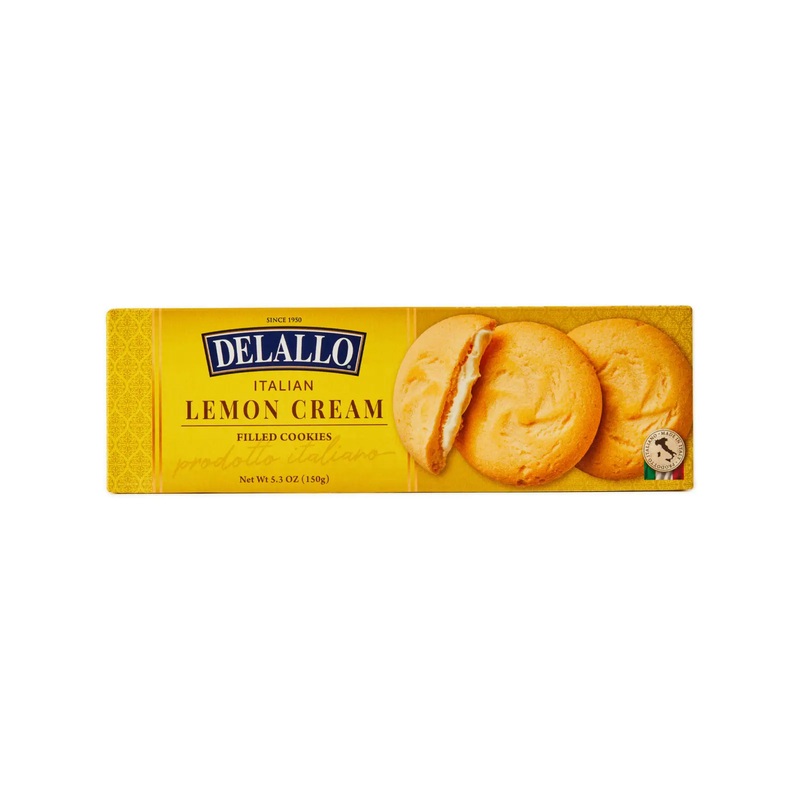 DeLallo Italian Lemon Cream Filled Cookies SINGLE
