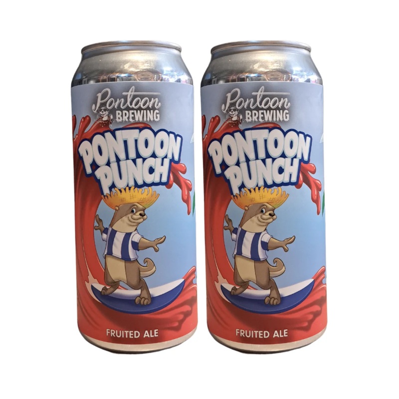 Pontoon Brewing Pontoon Punch Fruited Ale 4 PACK 16 OZ CANS