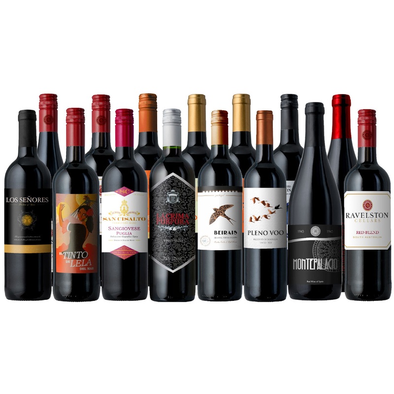 The Summer Grilling Vineyard Reds Special 15-Pack W/ PET Bottle