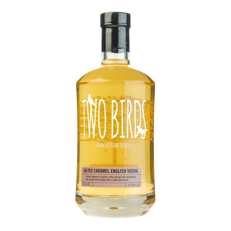 Two Birds Salted Caramel Vodka 70cl