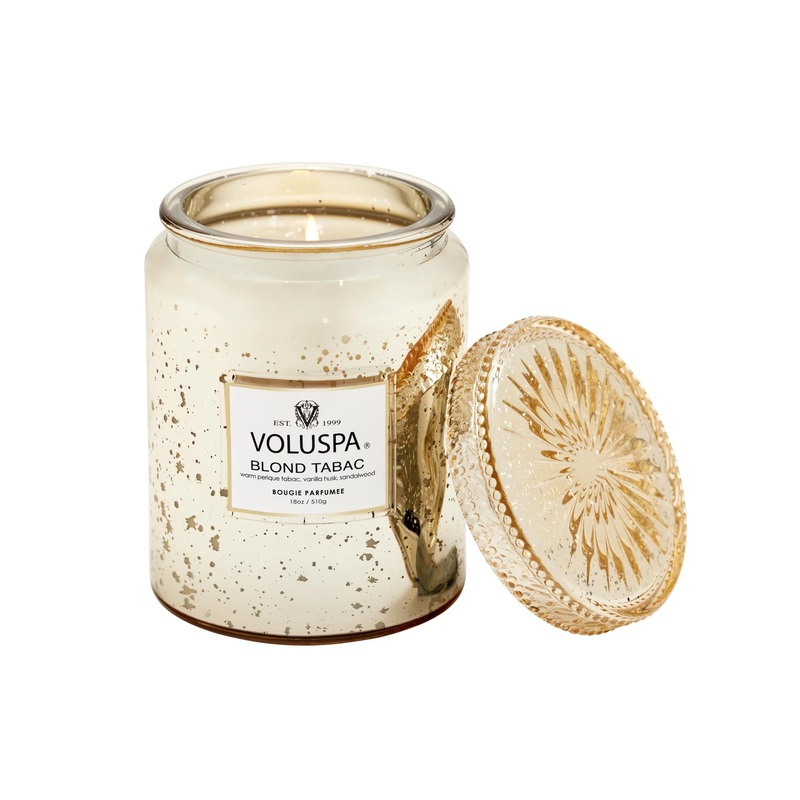 Voluspa “Blond Tabac” Large Jar Candle 18 OZ