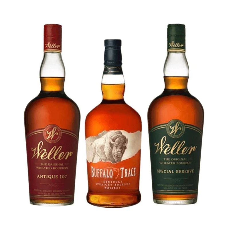 W.L. Weller and Buffalo Trace Bourbon Whiskey Bundle
