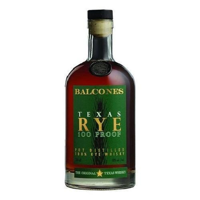 Balcones Texas Rye 100 Proof – 750ML