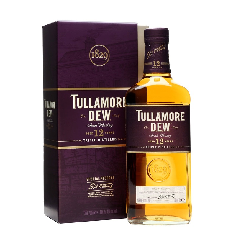 Tullamore Dew 12 year old Special Reserve Irish Whiskey 70cl 40% abv  70cl