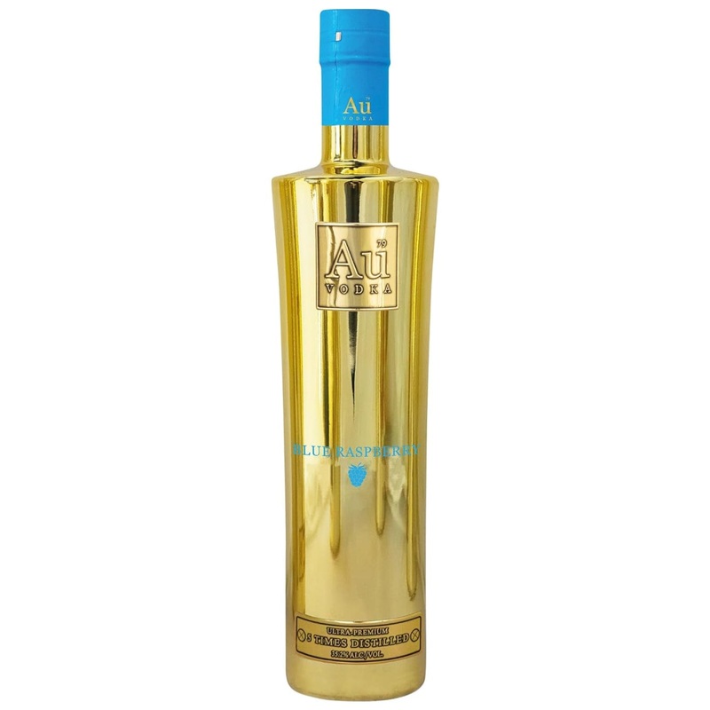 Au Vodka Blue Raspberry Flavoured Vodka, 35 cl